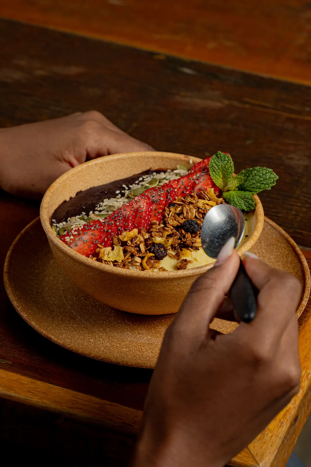 Fotografia da Biyr para Açaí da Terra
